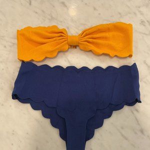 Marysia Swim Antibes Top in Orange (Medium)